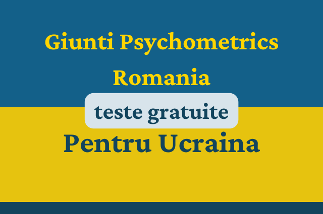 Teste psihologice de prim ajutor în limba ucraineană și rusă oferite gratuit prin intermediul Giunti Psychometrics